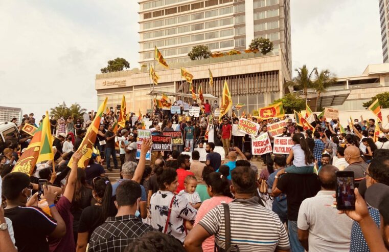 MASS STORMING OF PRESIDENTIAL PALACE FORCES GOTABAYA RAJAPAKSA OUT OF POWER